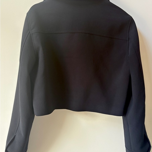 Aritzia Wilfred Little Cropped Jacket - crepette Dark Night Navy - Picture 4 of 4